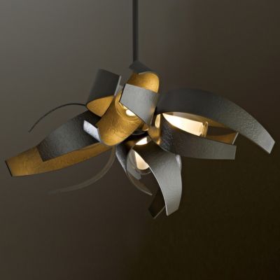 Corona Pendant (Dark Smoke/Long/Small) - OPEN BOX RETURN by Hubbardton Forge - Starlight Lighting USA and Canada
